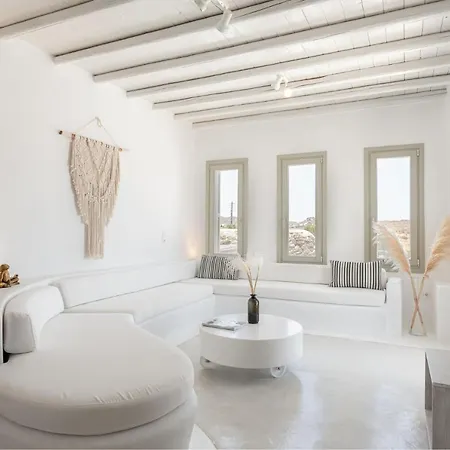 Luxury Mykonos Villa Zendo Private Pool 6 Bedrooms Sleeps 12 Kalafatis Mykonos Town