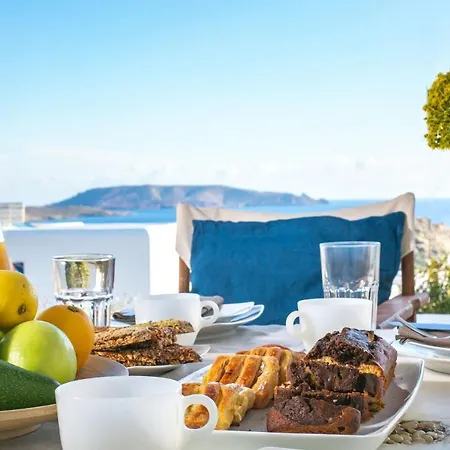 Luxury Mykonos Villa Zendo Private Pool 6 Bedrooms Sleeps 12 Kalafatis וילה Mykonos Town